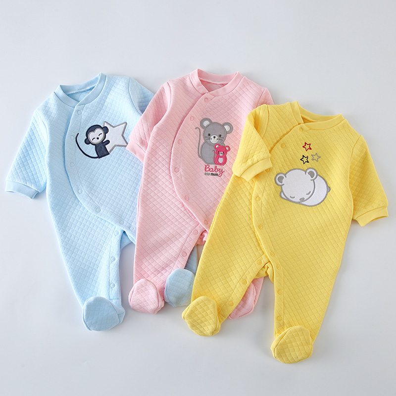 Baby Clothing Deals - Детские хлопковые комбинезоны-слипы для новорожденных, унисекс,