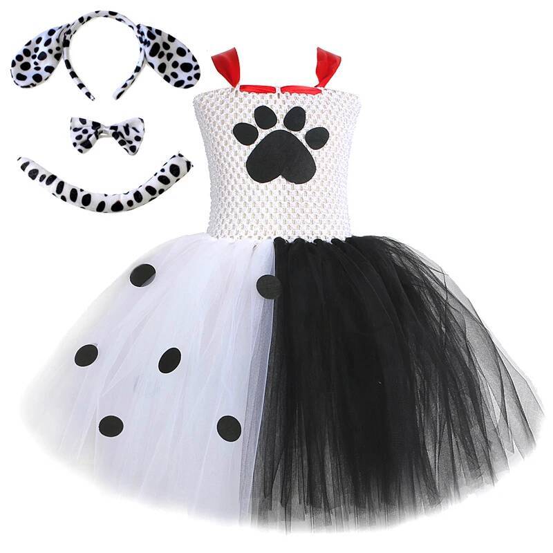 Baby Clothing Kit - Платье-пачка для девочек в стиле далматинца,