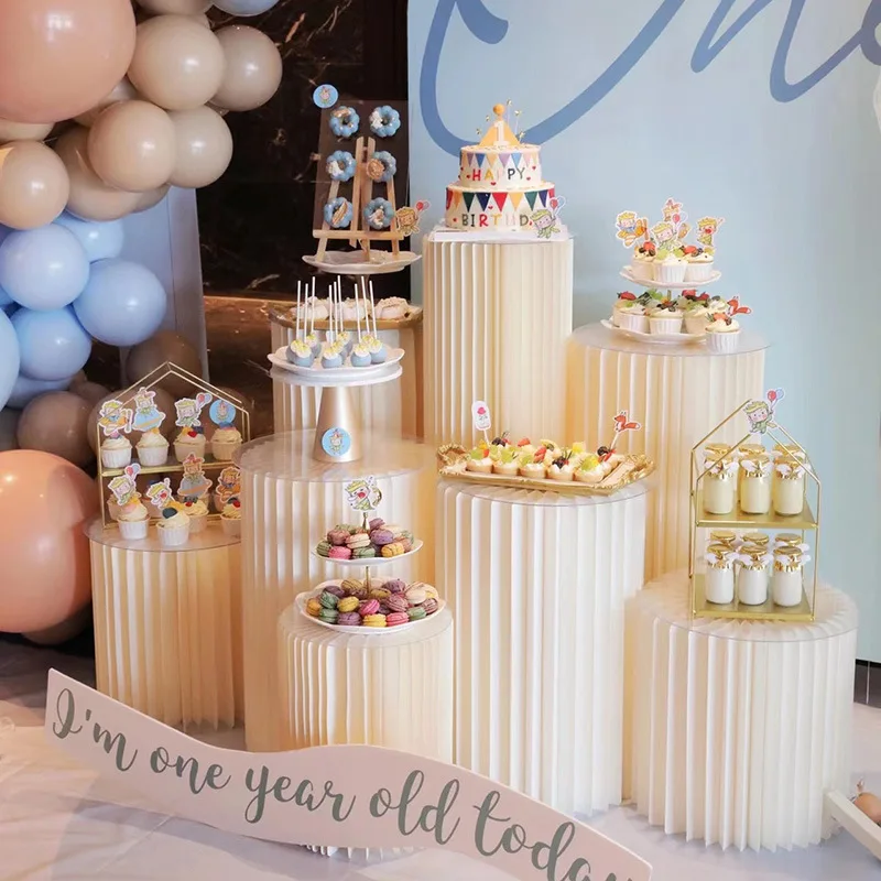 Baby Clothing Rack For Baby Shower - Складная бумажная подставка для торта, реквизит