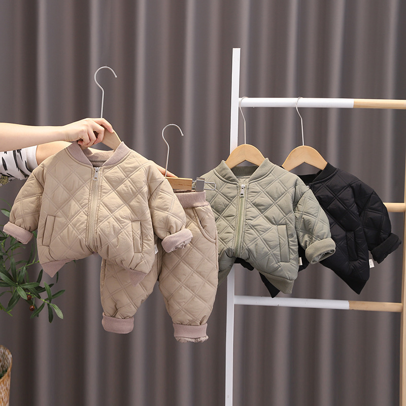 Baby Clothing Zip - Новая зимняя модная детская одежда, костюм
