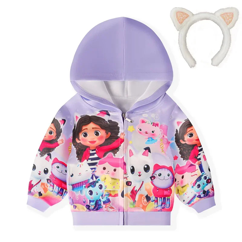 Baby Clothing - Куртка-худи для малышей с принтом Gabby
