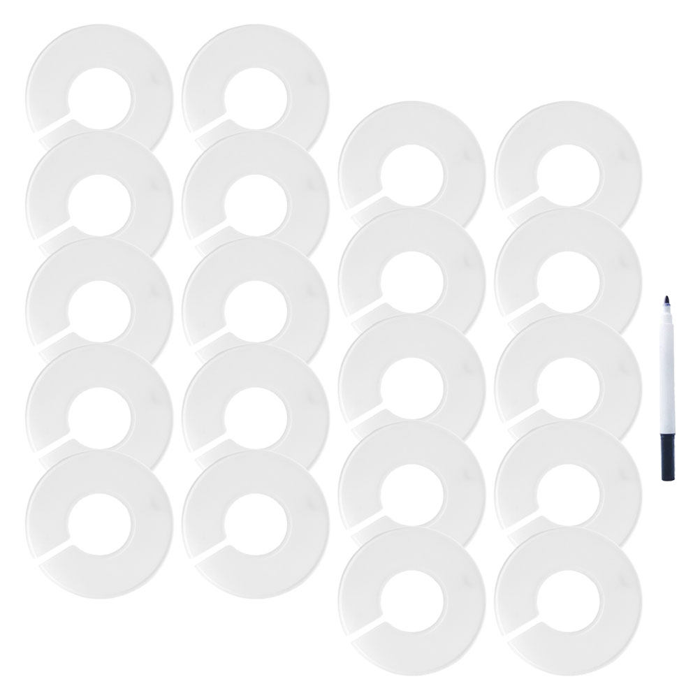Baby Clothing Hanger Dividers - 20 шт. пластиковых круглых разделителей для