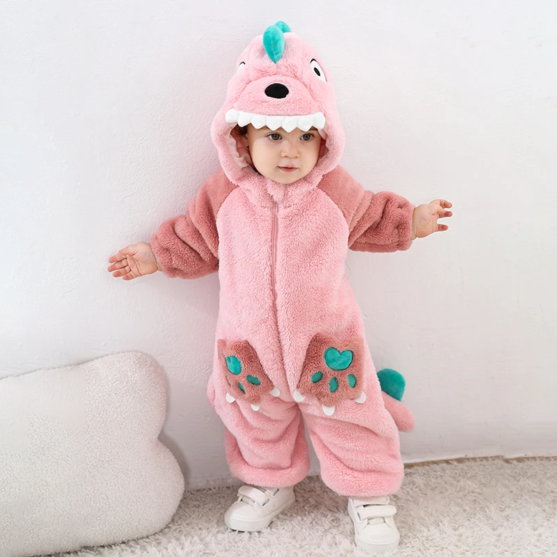 Baby Clothing Zip - Одежда для новорожденных с изображением динозавра,