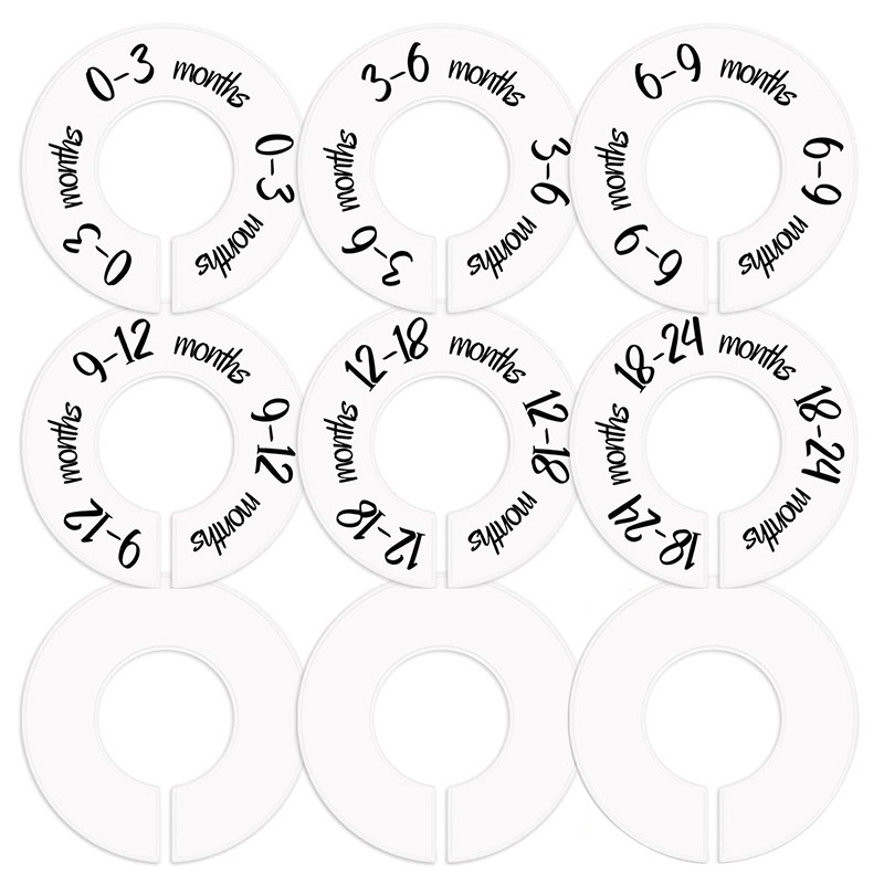 100 шт., круглые вешалки для д – обзор и цена Baby Clothing Hanger Dividers