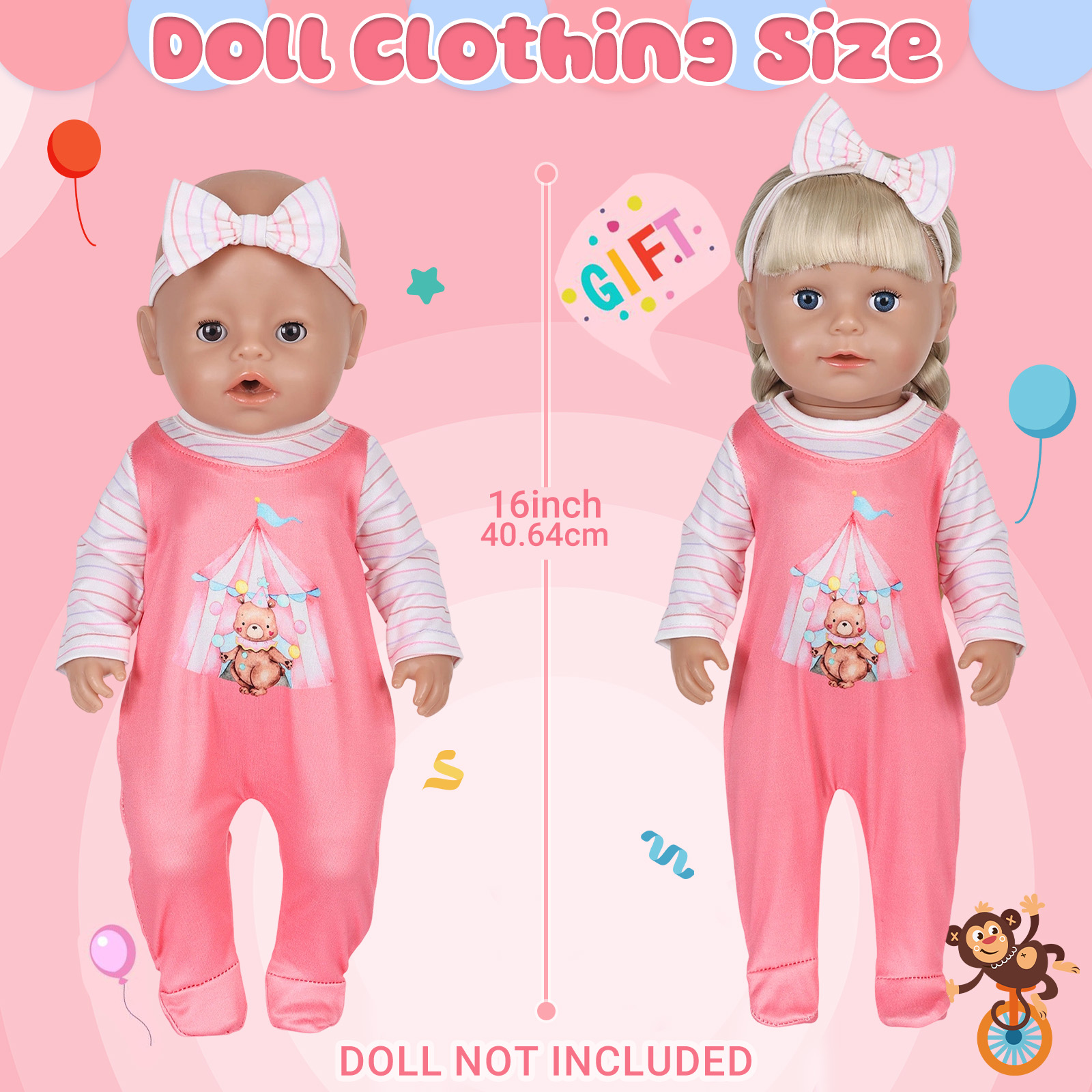 Одежда для кукол 16-18 дюймов  – обзор и цена Baby Clothing