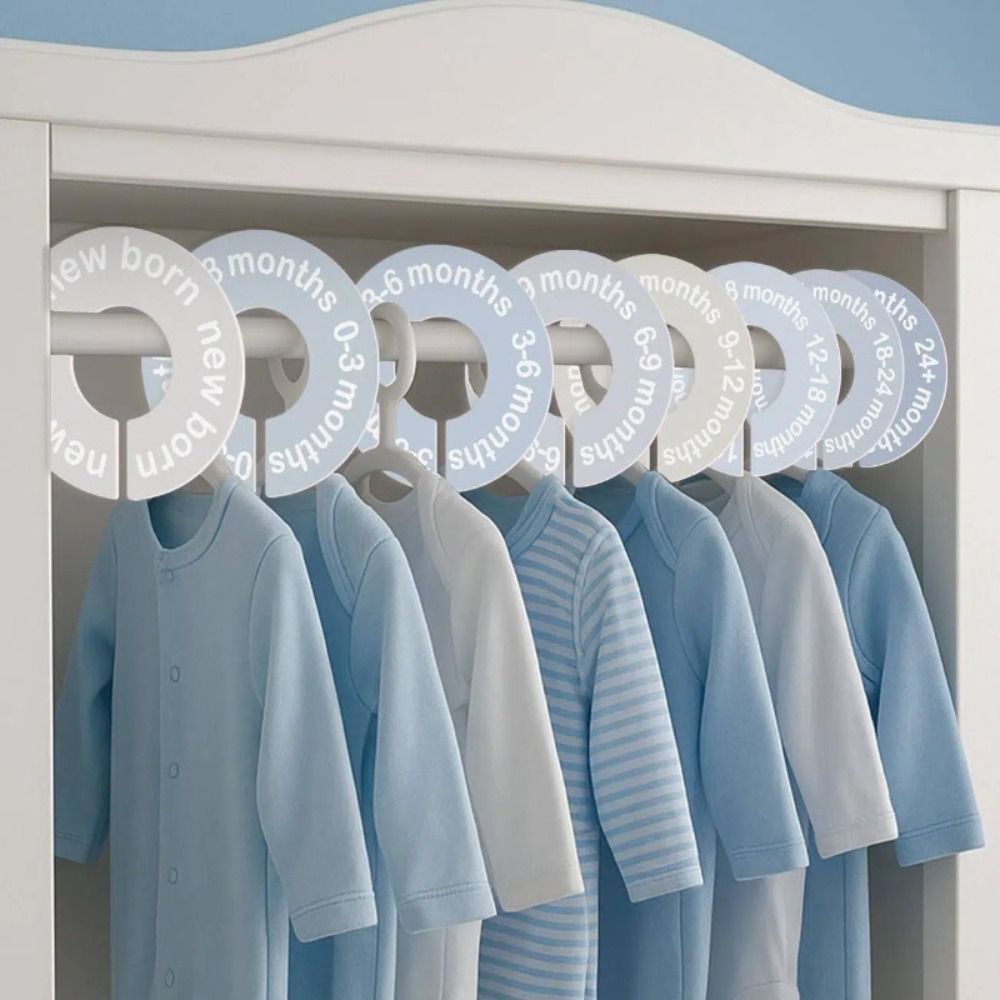 Набор из 68/9 шт. пластиковых  – обзор и цена Baby Clothing Hanger Dividers