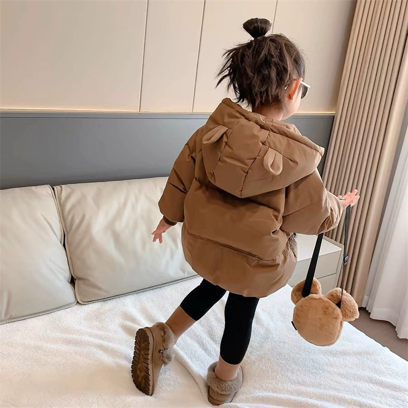 Хлопковое пальто для девочек,  – обзор и цена Baby Clothing Zip