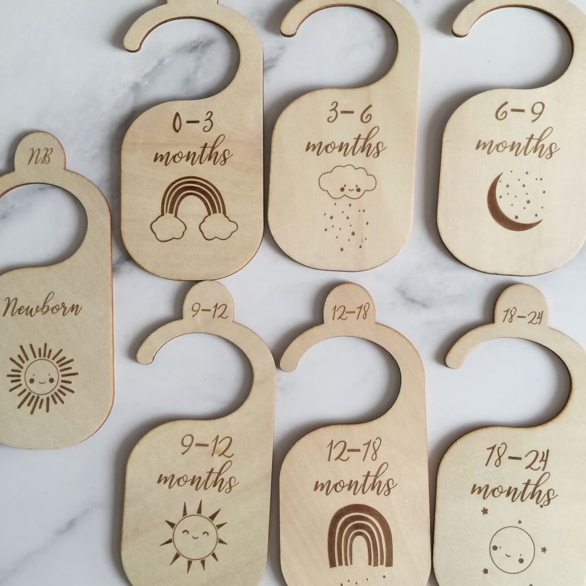 Деревянные разделители для дет – обзор и цена Baby Clothing Hanger Dividers